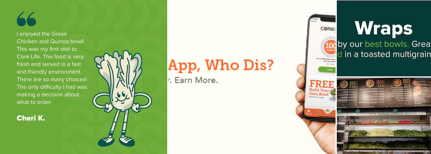 CoreLife Eatery Menu