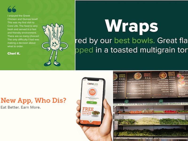 CoreLife Eatery Menu