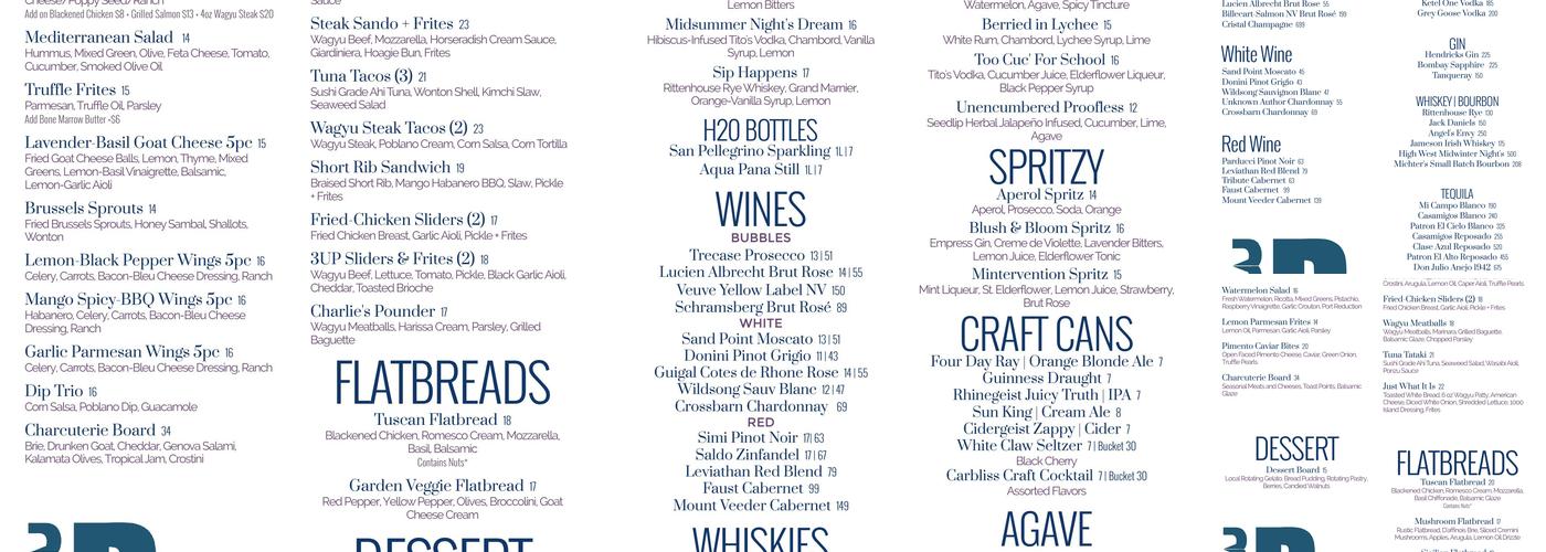 3UP Menu