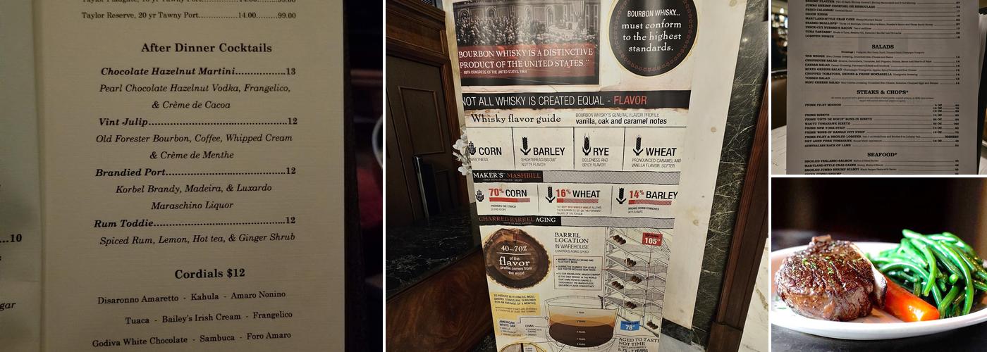 Bob's Steak & Chop House Menu