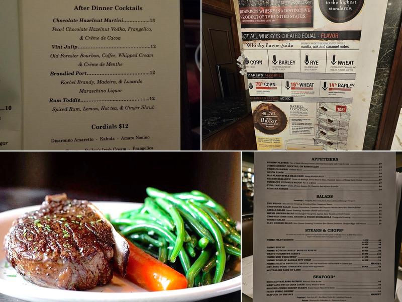 Bob's Steak & Chop House Menu