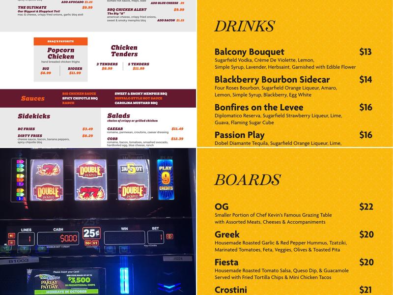 The Queen Baton Rouge Menu