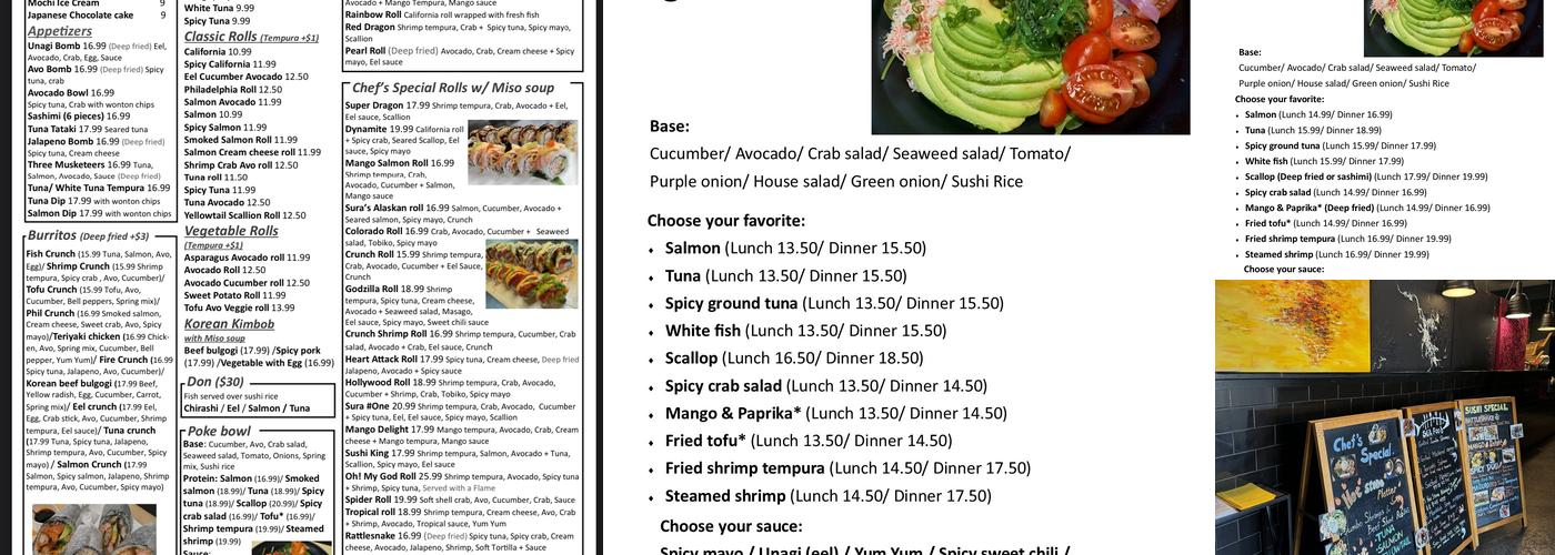 Sura Menu