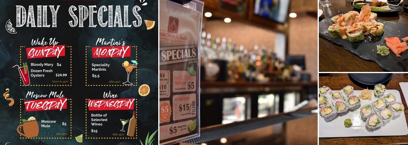 Steak Stone & Sushi Menu