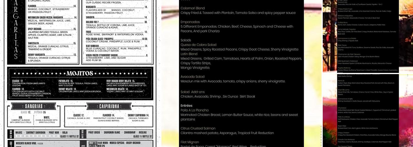 Blend Astoria Menu