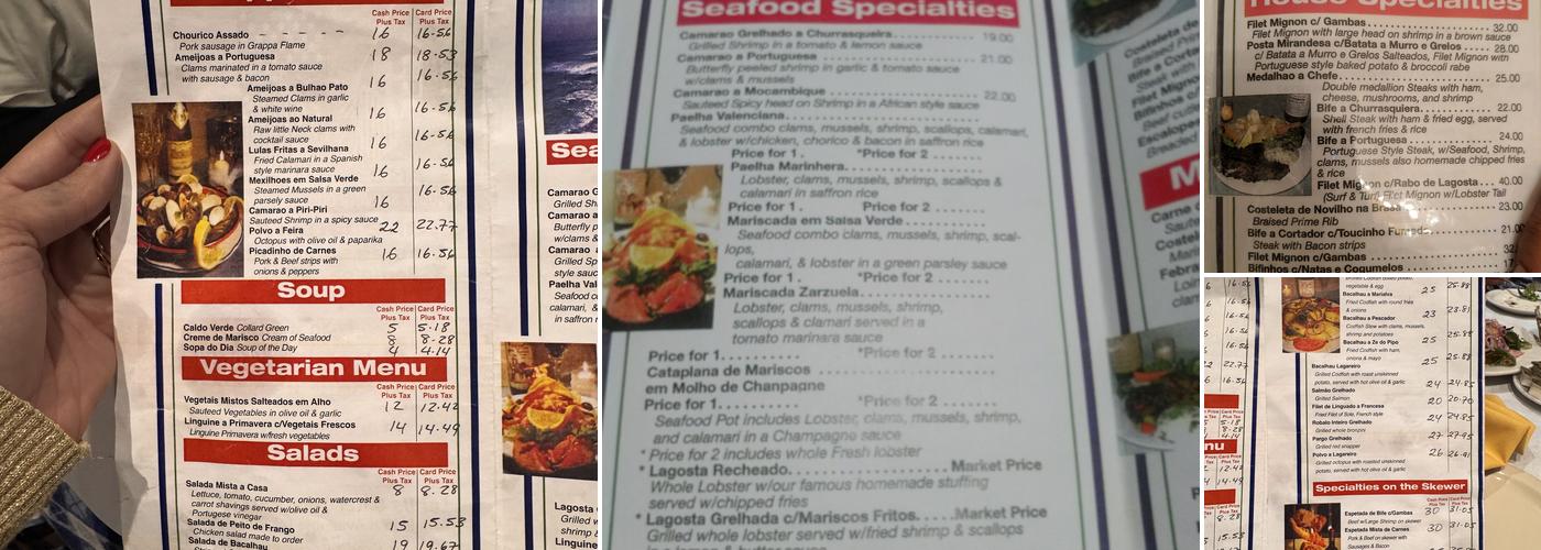 A Churrasqueira Menu