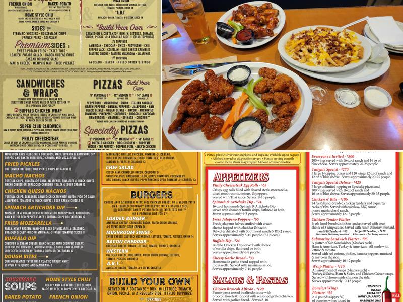 Buffalo Brothers Pizza & Wing Co. Menu