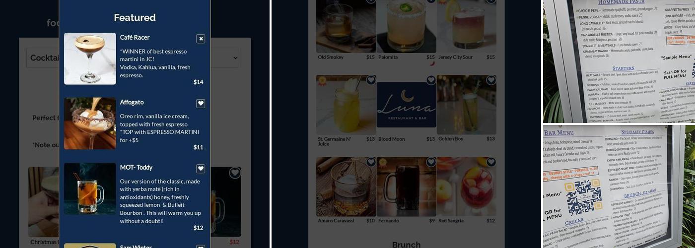 Luna Menu