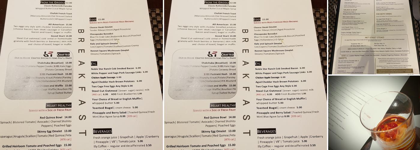 13 Restaurant Menu