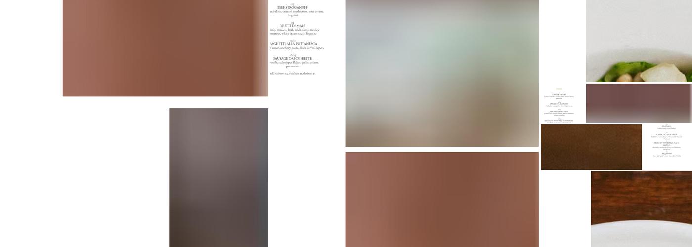 Ecco on Overton Park Menu