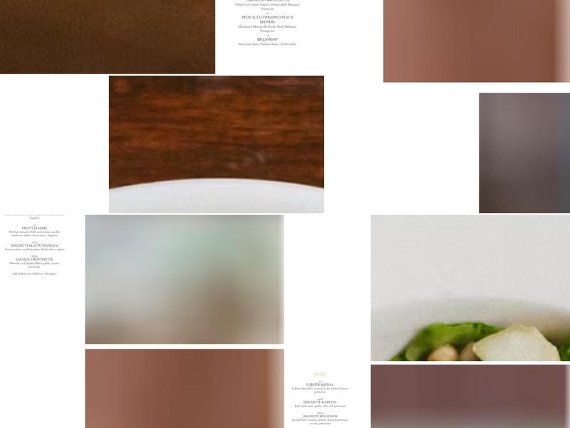 Ecco on Overton Park Menu