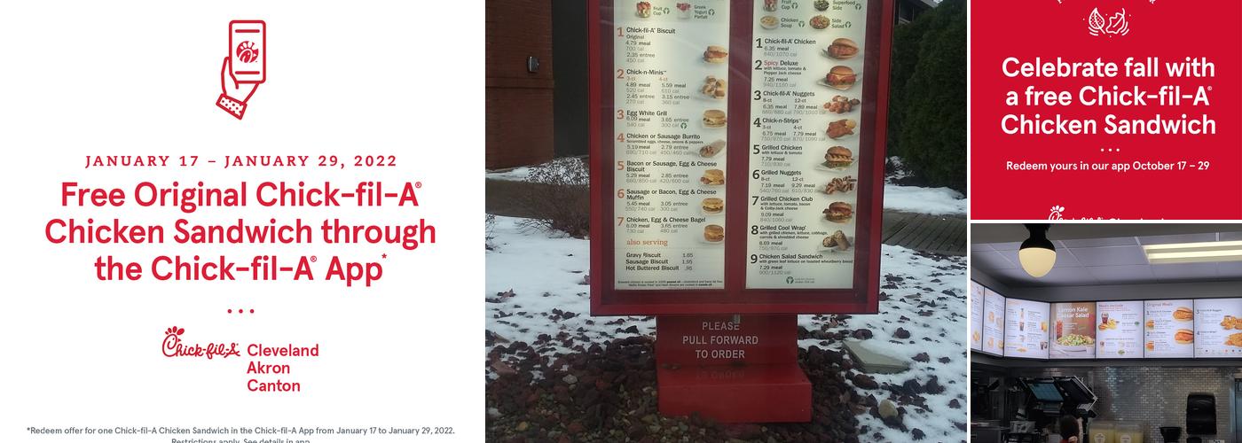 Chick-fil-A Menu