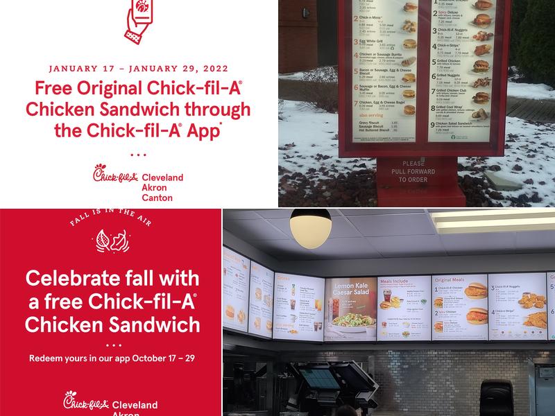 Chick-fil-A Menu