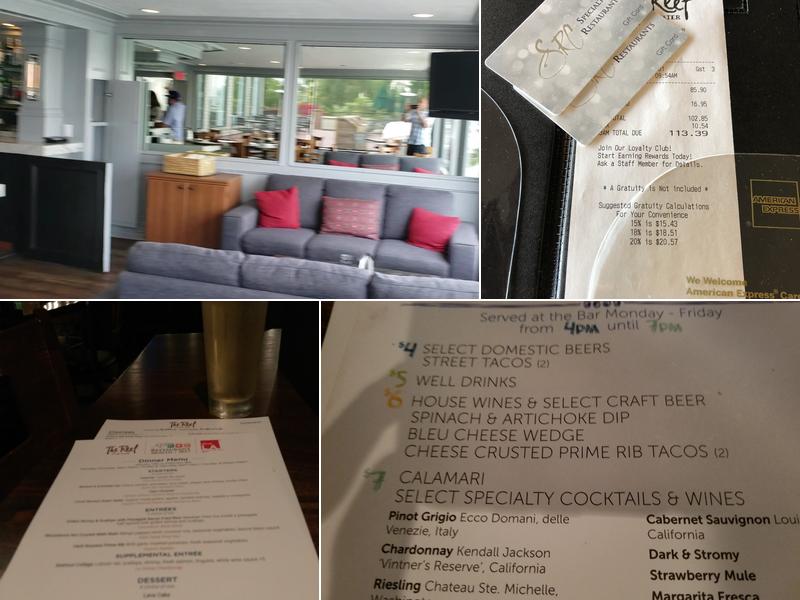 Reef Special Events Menu