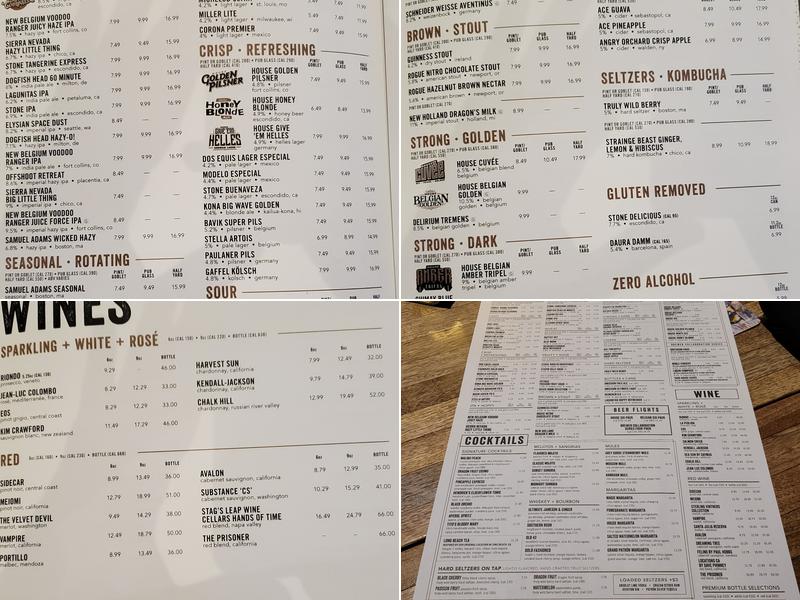 Yard House Menu