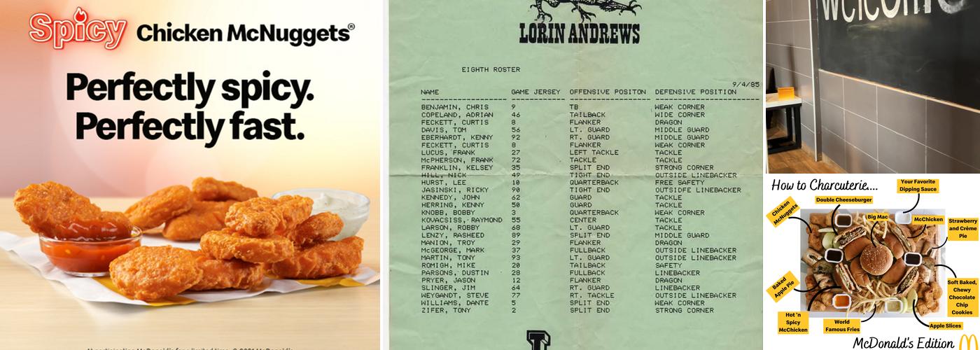 McDonald's Menu