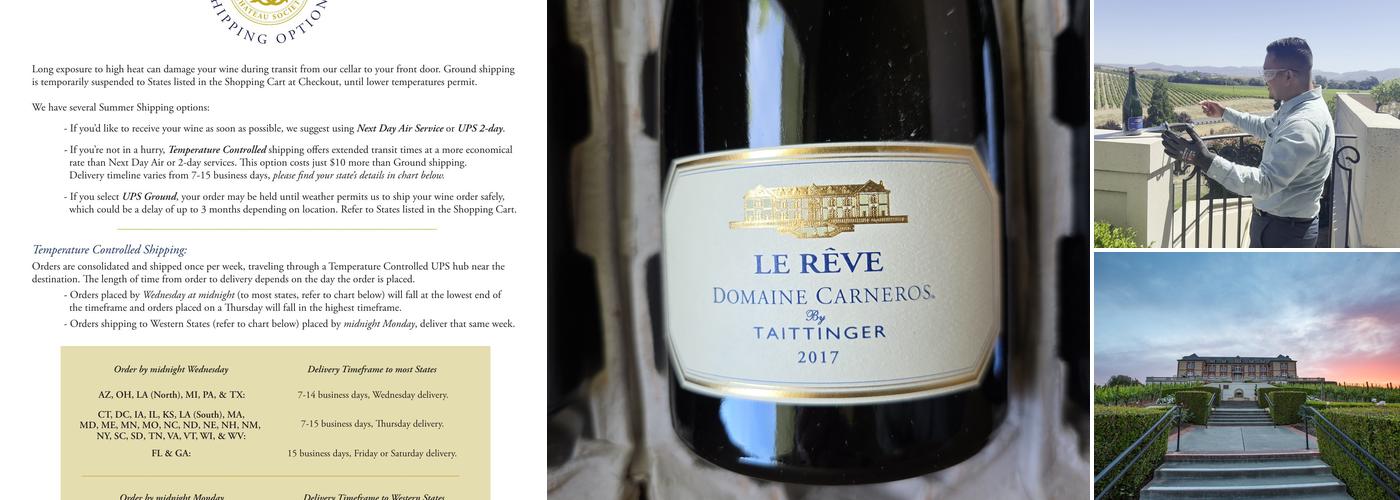 Domaine Carneros Menu