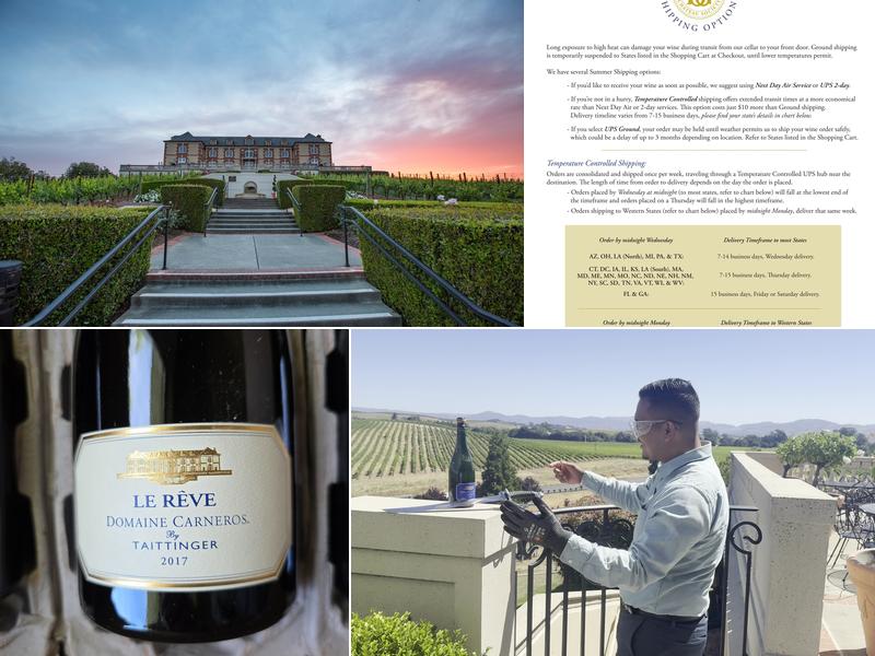 Domaine Carneros Menu