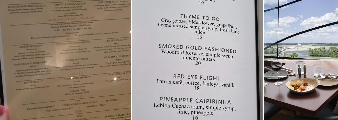 Hemisphere Restaurant Menu