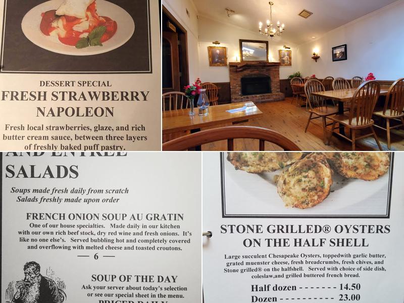 Yadkin Valley Steakhouse Menu