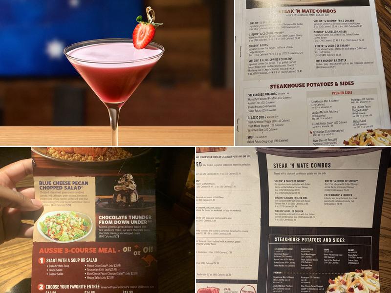 Outback Steakhouse Menu