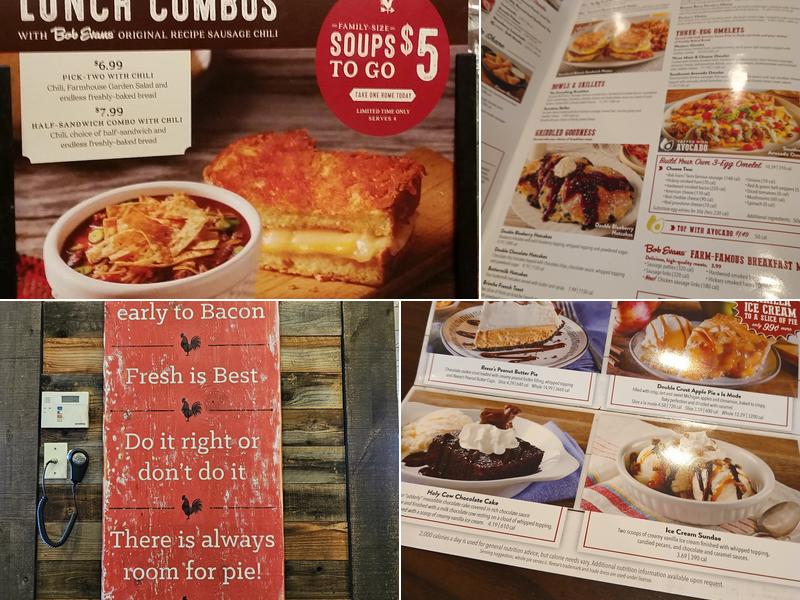 Bob Evans Menu