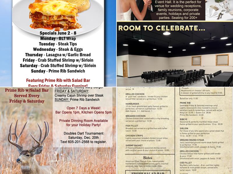 Lone Tree Steakhouse Menu