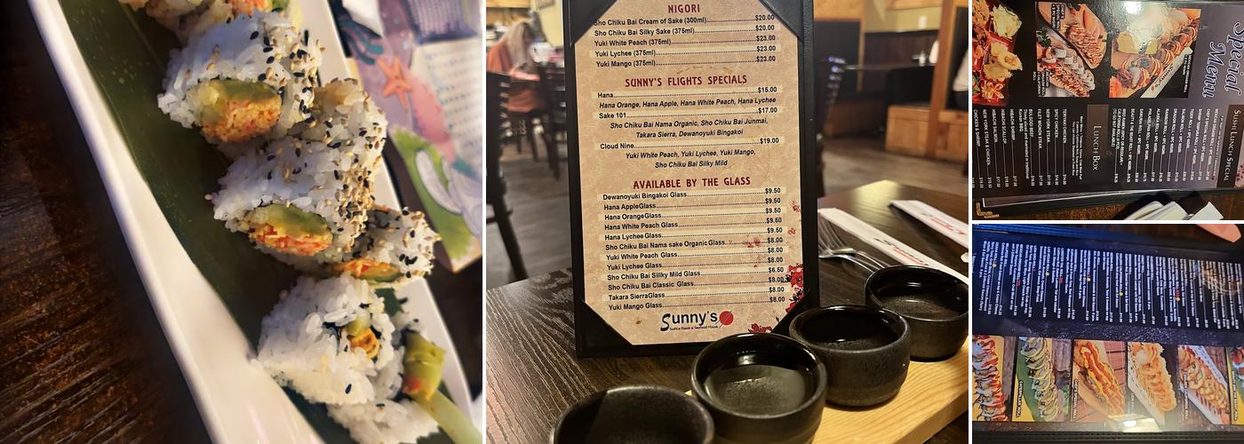 Sunny's Sushi Menu