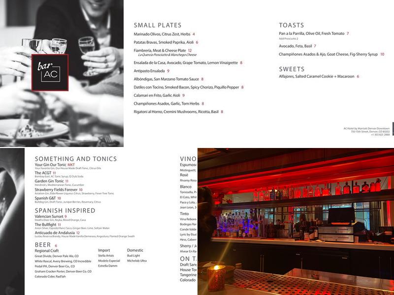 Bar AC Menu