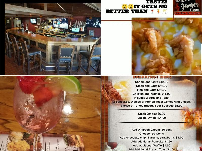 Charlie & James Place Menu