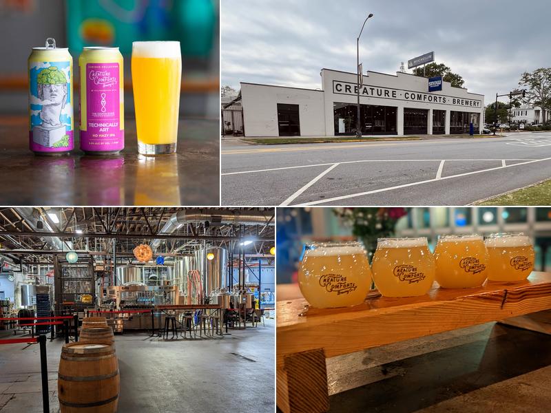Creature Comforts Downtown Taproom and Brewery 271 W Hancock Ave, Athens