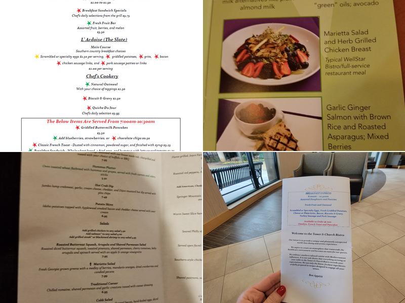 Tower & Church Bistro Menu