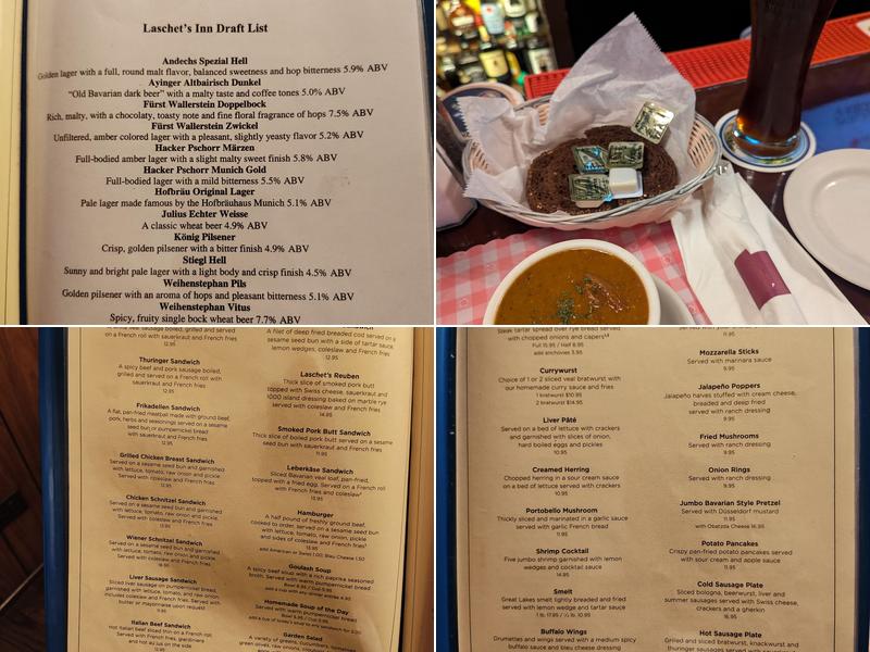 Laschet's Inn Menu