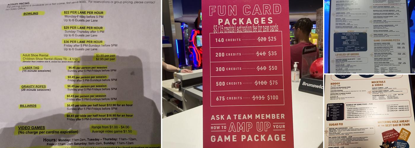 Main Event Olathe Menu