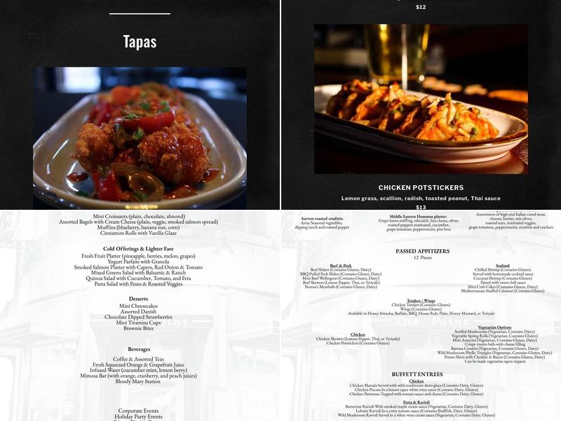 The Point Boston Menu