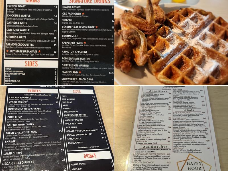 Fusion Flare Kitchen & Cocktails Menu