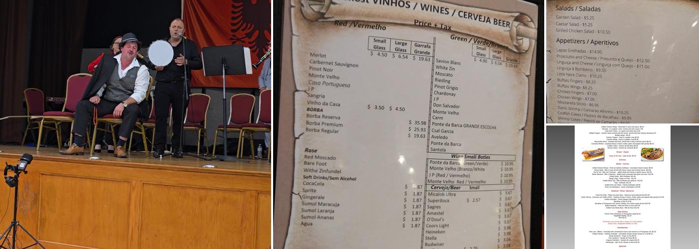 Holy Ghost Society Menu