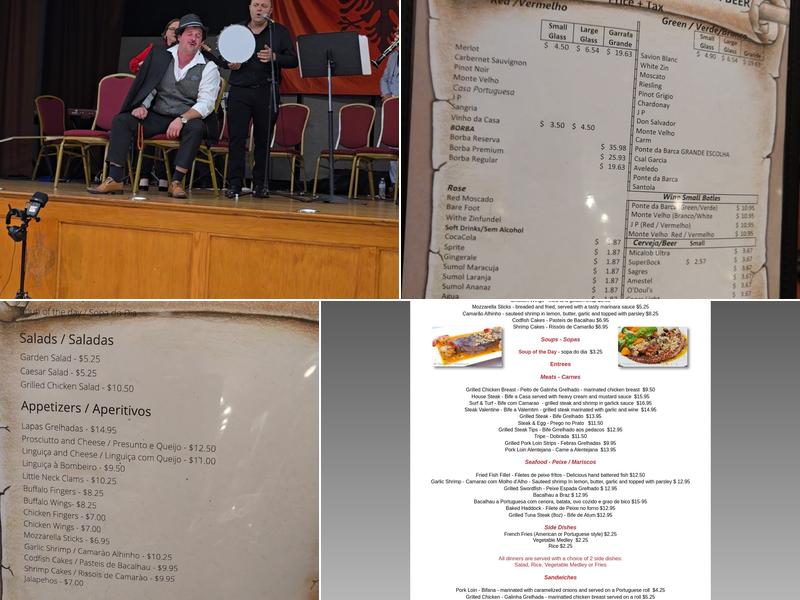 Holy Ghost Society Menu