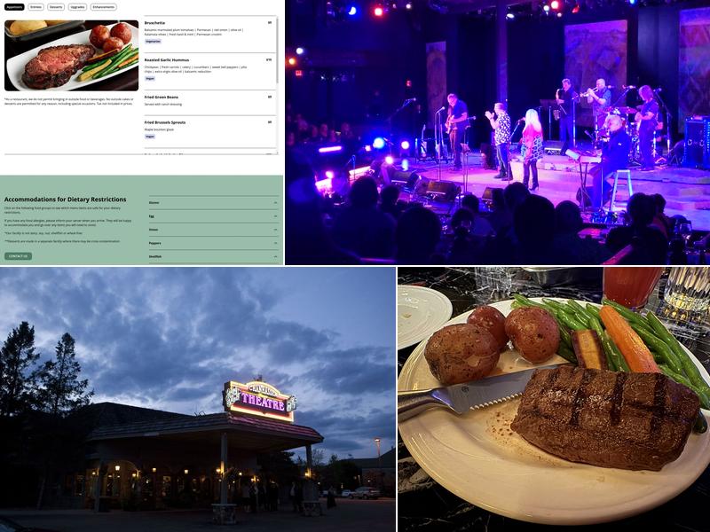 Chanhassen Dinner Theatres Menu