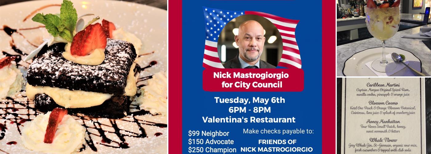 Valentina's Ristorante Menu