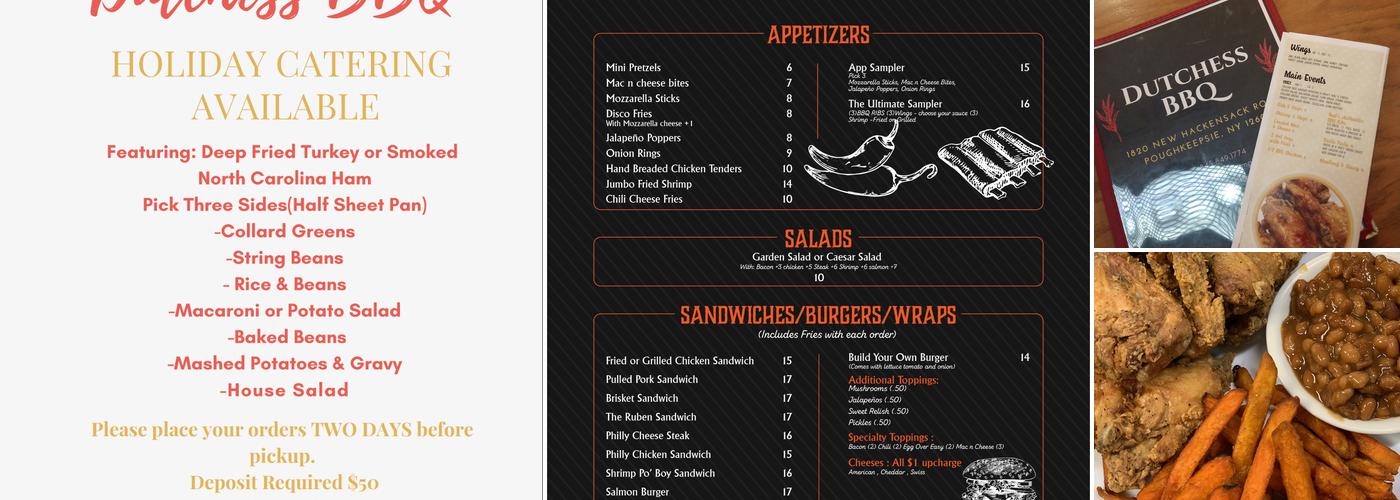 Dutchess Sports Bar & BBQ Menu