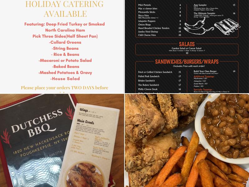 Dutchess Sports Bar & BBQ Menu