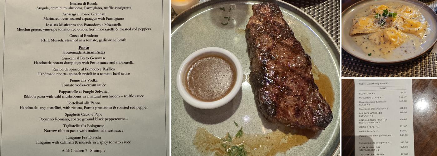 Via Trenta Osteria & Wine Bar Menu