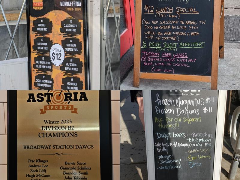 Broadway Station Menu