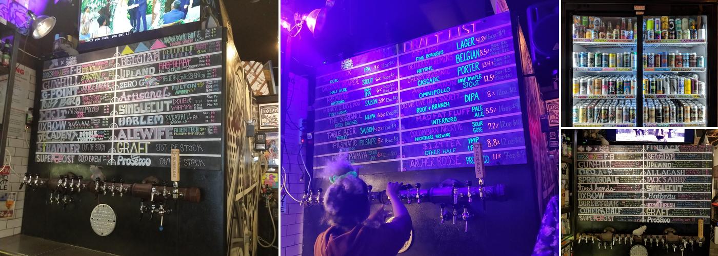 The Sampler Bushwick Menu