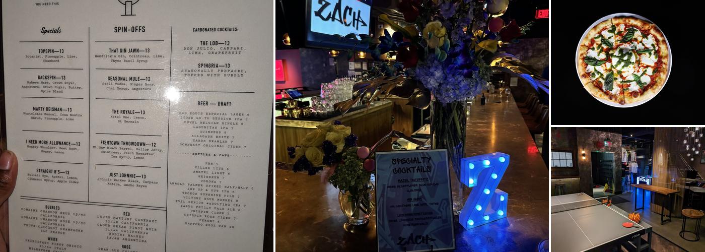 SPIN Philadelphia Menu