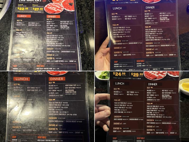 Omi Korean Grill & Bar (Grand Prairie) Menu