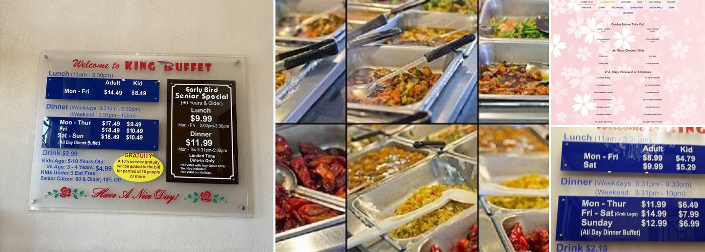 King Buffet Menu