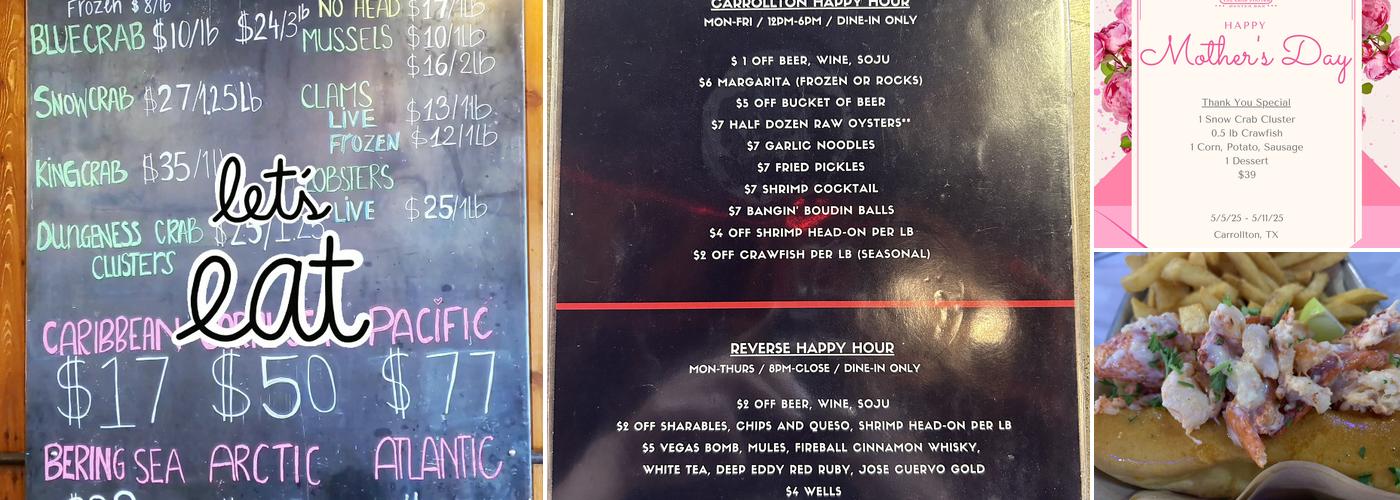 The Crab Station - Carrollton Menu