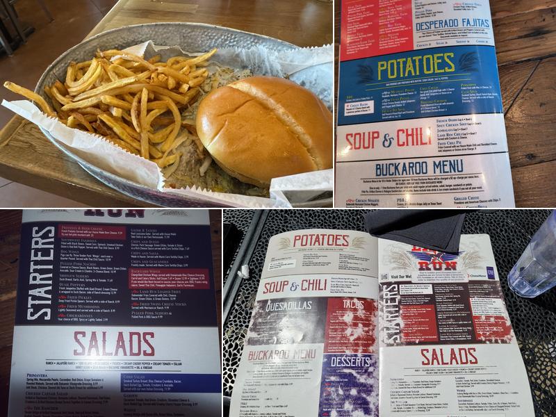 Land Run Grill Menu